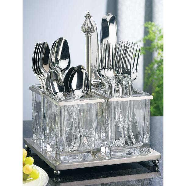 Canora Grey 4 Piece Kitchen Glass Apothecary Jar Set And Reviews Wayfair